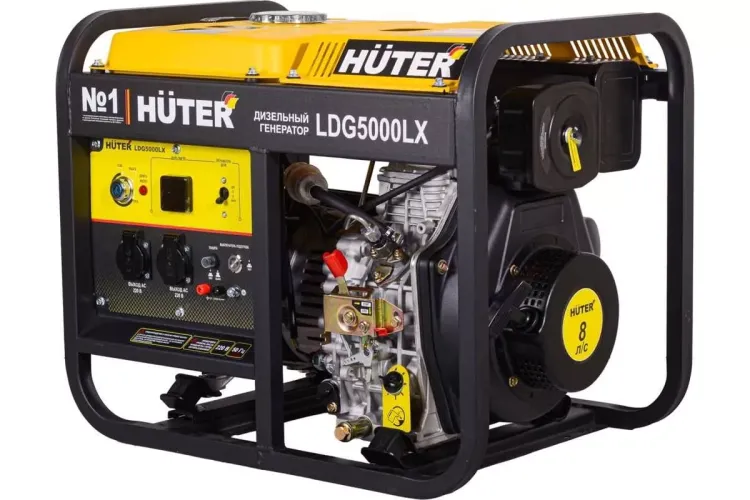 Электрогенератор дизельный LDG 5000LX Huter 64/2/7 купить в Нижневартовске