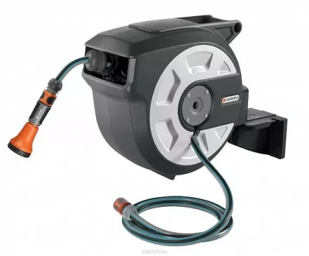 Катушка со шлангом настенная автоматическая "Домашнее садоводство", 15 м GARDENA купить в Нижневартовске