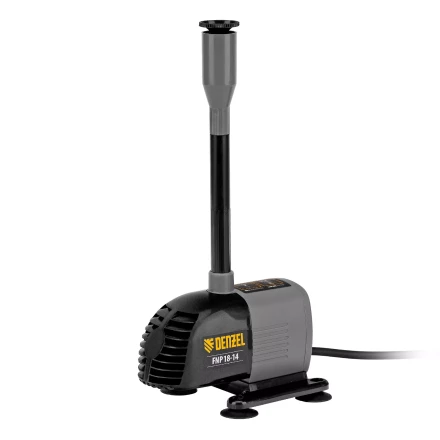 Насос фонтанный FNP18-14, 18 Вт, подъем 1,4 м, 750 л/ч, колокольчик/каскад Denzel 99030 купить в Нижневартовске