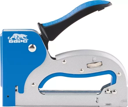 Степлер металлический регулировка удара двухкомпонентная рукоятка тип скобы 53 4-14мм БАРС 40003 купить в Нижневартовске