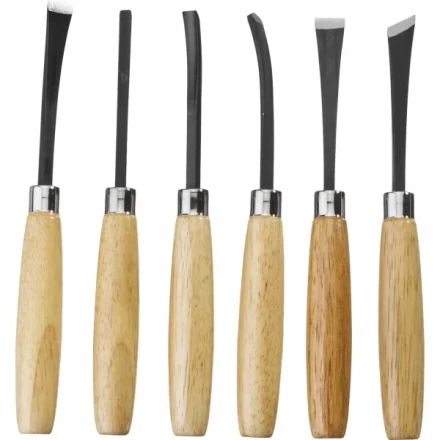 Набор STAYER: Резцы фигурные, с деревянной ручкой, 6шт 1832-H6 купить в Нижневартовске