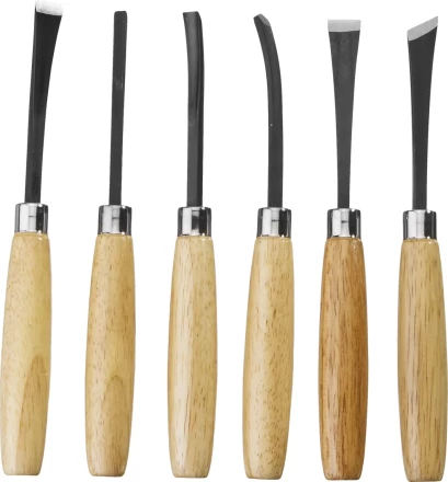 Набор STAYER: Резцы фигурные, с деревянной ручкой, 6шт 1832-H6 купить в Нижневартовске