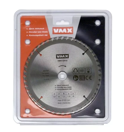 Диск пильный ф165х20 z48 дерево VMX 512412 купить в Нижневартовске