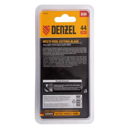Насадка для МФИ режущая Т-образная, BiM, по металлу, дереву, пластику, 44 x 1.4 мм, мелкий зуб Denzel 782307 купить в Нижневартовске