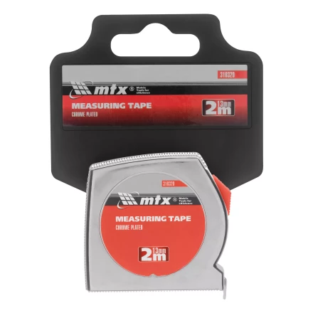 Рулетка Matrix Chrom, 2 м x 13 мм, хромированный корпус, 310329 купить в Нижневартовске