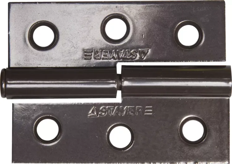 Петля дверная STAYER "MASTER" разъемная, цвет коричневый, левая, 65мм 37613-65-3L купить в Нижневартовске