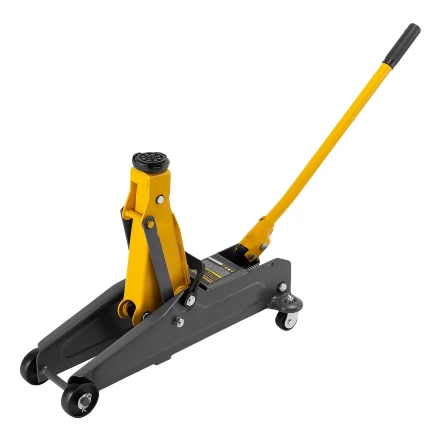 Домкрат гидравлический подкатной Denzel 51231, 2 т, 135-385 мм, в пласт. кейсе купить в Нижневартовске