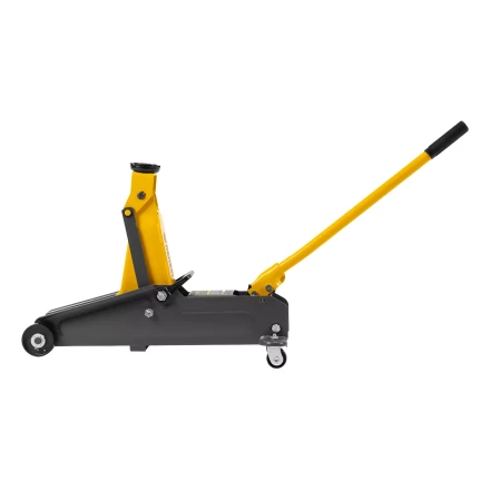 Домкрат гидравлический подкатной Denzel 51231, 2 т, 135-385 мм, в пласт. кейсе купить в Нижневартовске