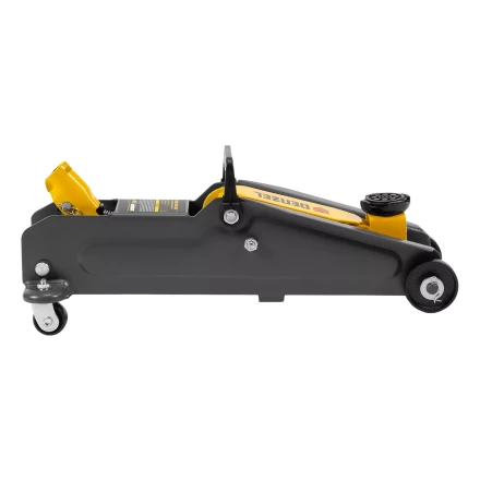 Домкрат гидравлический подкатной Denzel 51231, 2 т, 135-385 мм, в пласт. кейсе купить в Нижневартовске