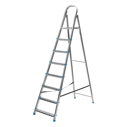 Стремянка, 8 ступеней Сибртех 97840, стальная, оцинкованная купить в Нижневартовске