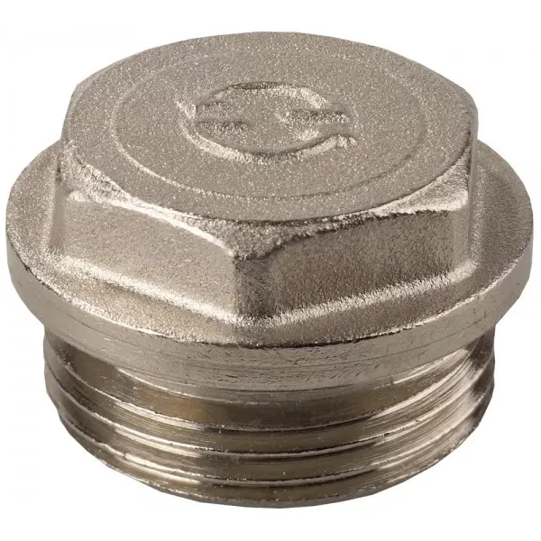 Заглушка GENERAL FITTINGS, 6-ти гранная головка с прижимной шайбой, латунь, наружная резьба, 1" 51100-1 купить в Нижневартовске