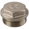 Заглушка GENERAL FITTINGS, 6-ти гранная головка с прижимной шайбой, латунь, наружная резьба, 1" 51100-1 купить в Нижневартовске