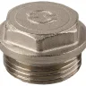 Заглушка GENERAL FITTINGS, 6-ти гранная головка с прижимной шайбой, латунь, наружная резьба, 1" 51100-1 купить в Нижневартовске
