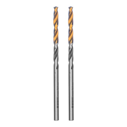 Сверло спиральное по металлу 3,2 x 65мм, Р6М5, Golden Tip, многогранная заточка, 2шт. Denzel 718269 купить в Нижневартовске
