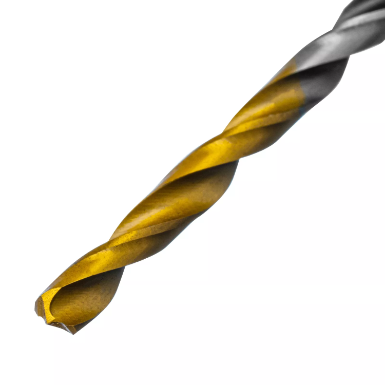 Сверло спиральное по металлу 3,2 x 65мм, Р6М5, Golden Tip, многогранная заточка, 2шт. Denzel 718269 купить в Нижневартовске