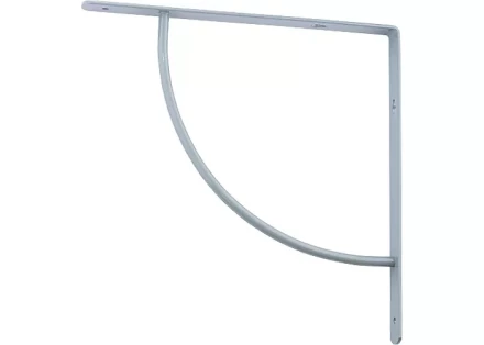 Кронштейн арочный выгнутый 150х150х20 мм серебряный СИБРТЕХ 94057 купить в Нижневартовске