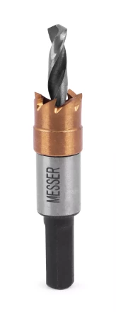 HSS-TiN коронка MESSER 12мм с центр. сверлом без пружины для  лист. материала до 2 мм ц/х купить в Нижневартовске