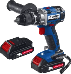 Дрель-шуруповерт BL-motor 2 АКБ DB-20 A5 серия ПРОФЕССИОНАЛ