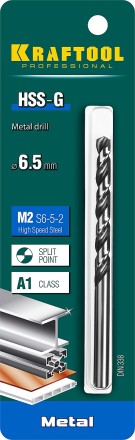 Сверла по металлу HSS-G 29651-6.5 купить в Нижневартовске