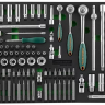 Набор головок торцевых 1/4" 3/8" 1/2"DR 81предмет вставок бит-40предметов EVAложемент Jonnesway S04H45121SV 49275 купить в Нижневартовске