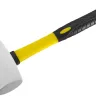 Киянка STAYER "PROFI" резиновая БЕЛАЯ, с фиберглассовой ручкой, 450г 20533-450 купить в Нижневартовске