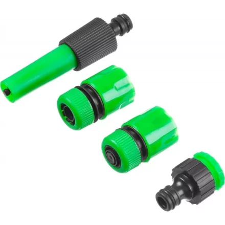 Набор поливочный РОСТОК: Наконечник, 2 соединителя 1/2", адаптер внешний 427262 купить в Нижневартовске