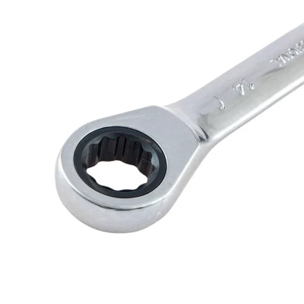 Ключ накидной трещоточный, 12 х 14мм, CrV, зеркальный хром Matrix 14499 купить в Нижневартовске