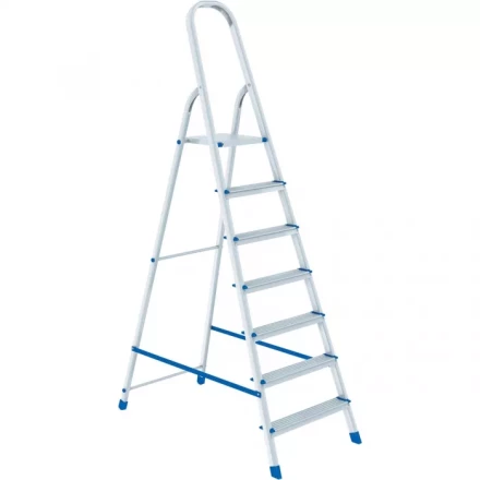 Стремянка 7 ступеней алюминиевая СИБРТЕХ 97717 купить в Нижневартовске