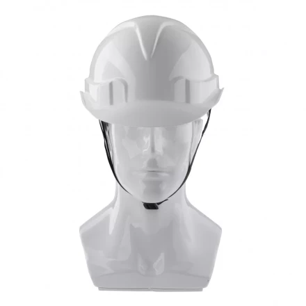 Каска защитная с храповым механизмом Европласт белая Россия Сибртех 89109 купить в Нижневартовске