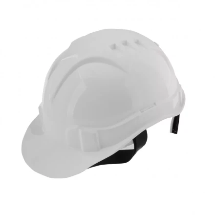 Каска защитная с храповым механизмом Европласт белая Россия Сибртех 89109 купить в Нижневартовске