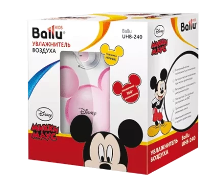 Увлажнитель ультразвуковой  BALLU UHB-240 pink/розовый Disney купить в Нижневартовске