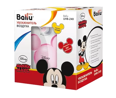 Увлажнитель ультразвуковой  BALLU UHB-240 pink/розовый Disney купить в Нижневартовске
