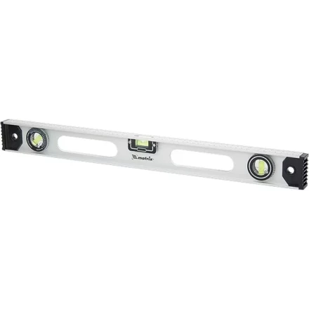 Уровень алюминиевый Рельс 2000 мм 3 глазка 1 поворотный  MATRIX 34041 купить в Нижневартовске