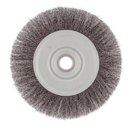 Щетка для УШМ 200 мм посадка 22,2 мм плоская витая проволока Сибртех 746687 купить в Нижневартовске