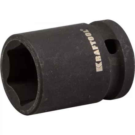 Торцовая головка KRAFTOOL "INDUSTRIE QUALITAT" ударная (1/2"), FLANK, Cr-Mo, фосфатированная, 19 мм 27940-19_z01 купить в Нижневартовске