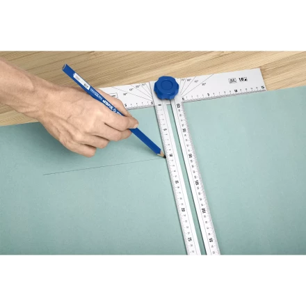 ЗУБР Т-угольник алюминиевый с подвижной направляющей, Профессионал (34389) купить в Нижневартовске