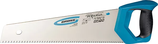 Ножовка по дереву "PIRANHA" 500 мм 7-8 TPI зуб - 3D каленый зуб 2-х комп. рук-ка GROSS 24101 купить в Нижневартовске