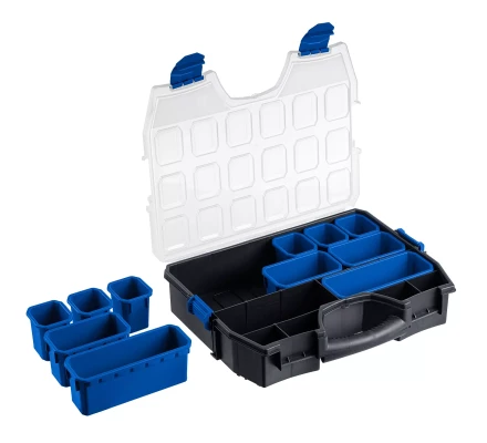 ЗУБР АМУР-11, 462 х 365 х 92 мм, Пластиковый органайзер со съемными лотками (38042-11) купить в Нижневартовске
