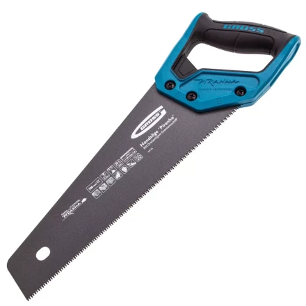 Ножовка по дереву "PIRANHA", 300 мм, 11 TPI, 3D-зуб, тефлоновое покрытие полотна, двухкомпонентная рукоятка Gross 24125 купить в Нижневартовске