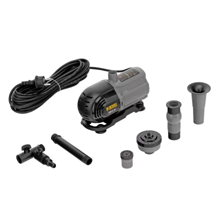 Насос фонтанный FNP31-24, 31 Вт, подъем 2,4 м, 1500 л/ч, колокольчик/2 каскада/гейзер Denzel 99031 купить в Нижневартовске