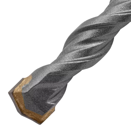 Бур по бетону Denzel, 10 x 310 мм,двойная спираль, три пылеотводящие кромки, 705019 купить в Нижневартовске