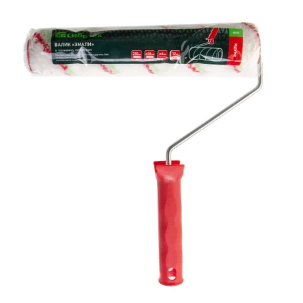 Валик "Эмали" , 250 мм, ворс 12 мм, D - 36 мм, D ручки - 6 мм, полиамид, полиакрил Сибртех 80201 купить в Нижневартовске