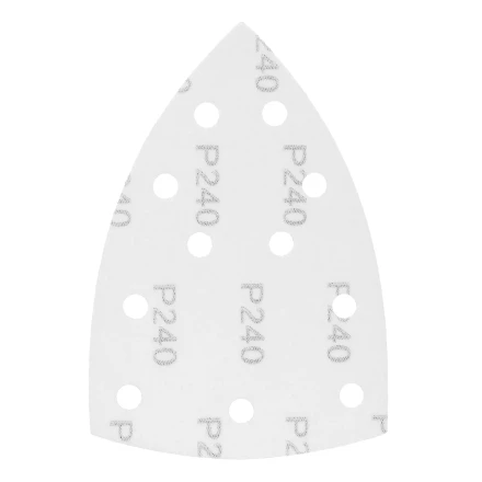 Треугольник абразивный на ворc. подложке под "липучку", перф., P 240, 150х150х100 мм, 5 шт. Denzel 738667 купить в Нижневартовске