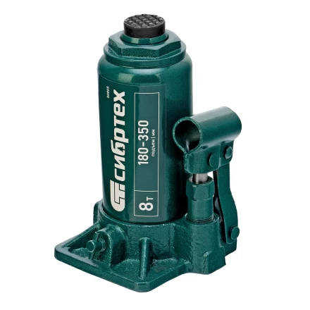 Домкрат гидравлический бутылочный Сибртех 50805, 8 т, 180-350 мм купить в Нижневартовске