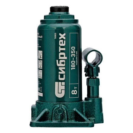 Домкрат гидравлический бутылочный Сибртех 50805, 8 т, 180-350 мм купить в Нижневартовске