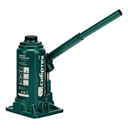 Домкрат гидравлический бутылочный Сибртех 50805, 8 т, 180-350 мм купить в Нижневартовске