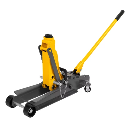 Домкрат гидравлический подкатной с фиксатором Denzel 51232, 2,5 т, 85-385 мм купить в Нижневартовске