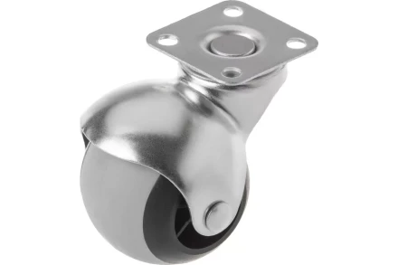 Колесо мебельное поворотное резиновое SCmg 25 50 мм 1047172 купить в Нижневартовске