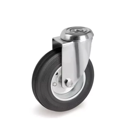 Колесо поворотное SCh 55 125 мм резина под болт 1047736 купить в Нижневартовске