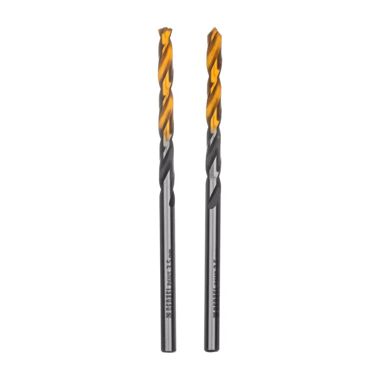 Сверло спиральное по металлу 3,5 x 70мм, Р6М5, Golden Tip, многогранная заточка, 2шт. Denzel 718270 купить в Нижневартовске